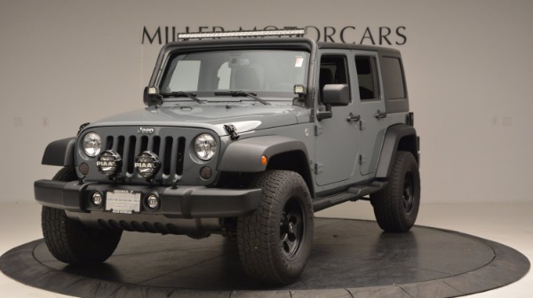 Used 2014 Jeep Wrangler Unlimited Sport for sale Sold at Aston Martin of Greenwich in Greenwich CT 06830 1