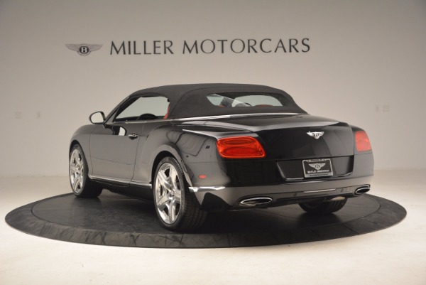 Used 2012 Bentley Continental GT W12 Convertible for sale Sold at Aston Martin of Greenwich in Greenwich CT 06830 18