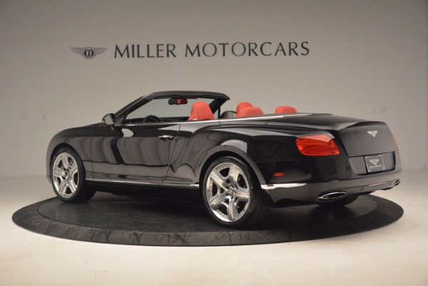 Used 2012 Bentley Continental GT W12 Convertible for sale Sold at Aston Martin of Greenwich in Greenwich CT 06830 4