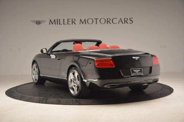 Used 2012 Bentley Continental GT W12 Convertible for sale Sold at Aston Martin of Greenwich in Greenwich CT 06830 5