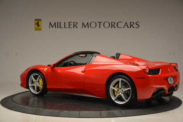 Used 2014 Ferrari 458 Spider for sale Sold at Aston Martin of Greenwich in Greenwich CT 06830 4