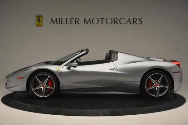 Used 2013 Ferrari 458 Spider for sale Sold at Aston Martin of Greenwich in Greenwich CT 06830 3