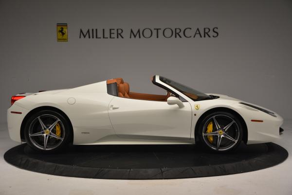 Used 2012 Ferrari 458 Spider for sale Sold at Aston Martin of Greenwich in Greenwich CT 06830 9