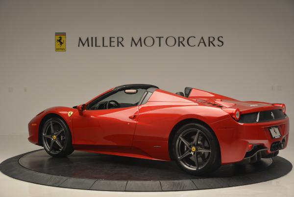 Used 2013 Ferrari 458 Spider for sale Sold at Aston Martin of Greenwich in Greenwich CT 06830 4