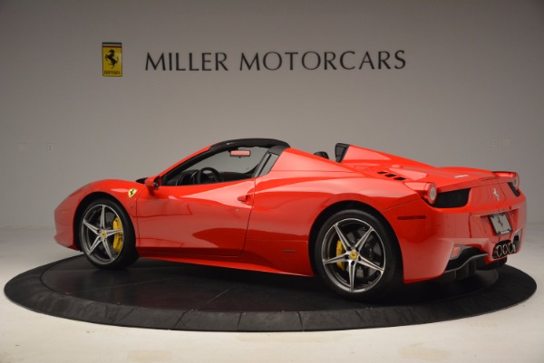 Used 2014 Ferrari 458 Spider for sale Sold at Aston Martin of Greenwich in Greenwich CT 06830 4