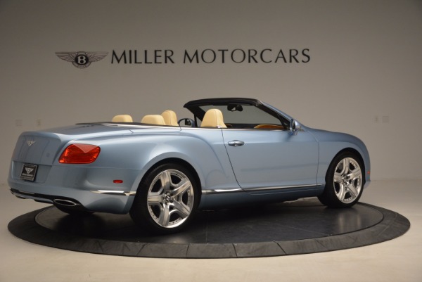 Used 2012 Bentley Continental GTC W12 for sale Sold at Aston Martin of Greenwich in Greenwich CT 06830 8