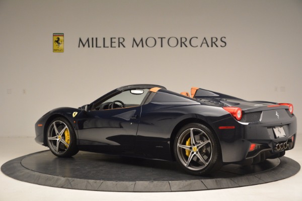 Used 2015 Ferrari 458 Spider for sale Sold at Aston Martin of Greenwich in Greenwich CT 06830 4