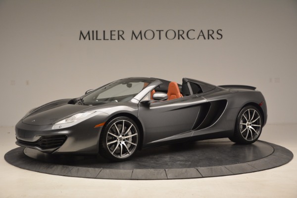 Used 2014 McLaren MP4-12C SPIDER Convertible for sale Sold at Aston Martin of Greenwich in Greenwich CT 06830 1