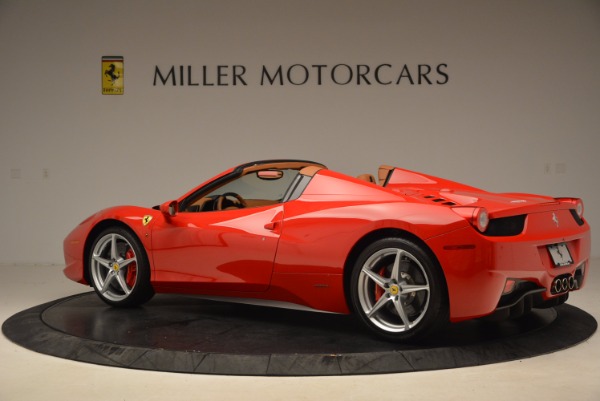 Used 2012 Ferrari 458 Spider for sale Sold at Aston Martin of Greenwich in Greenwich CT 06830 4