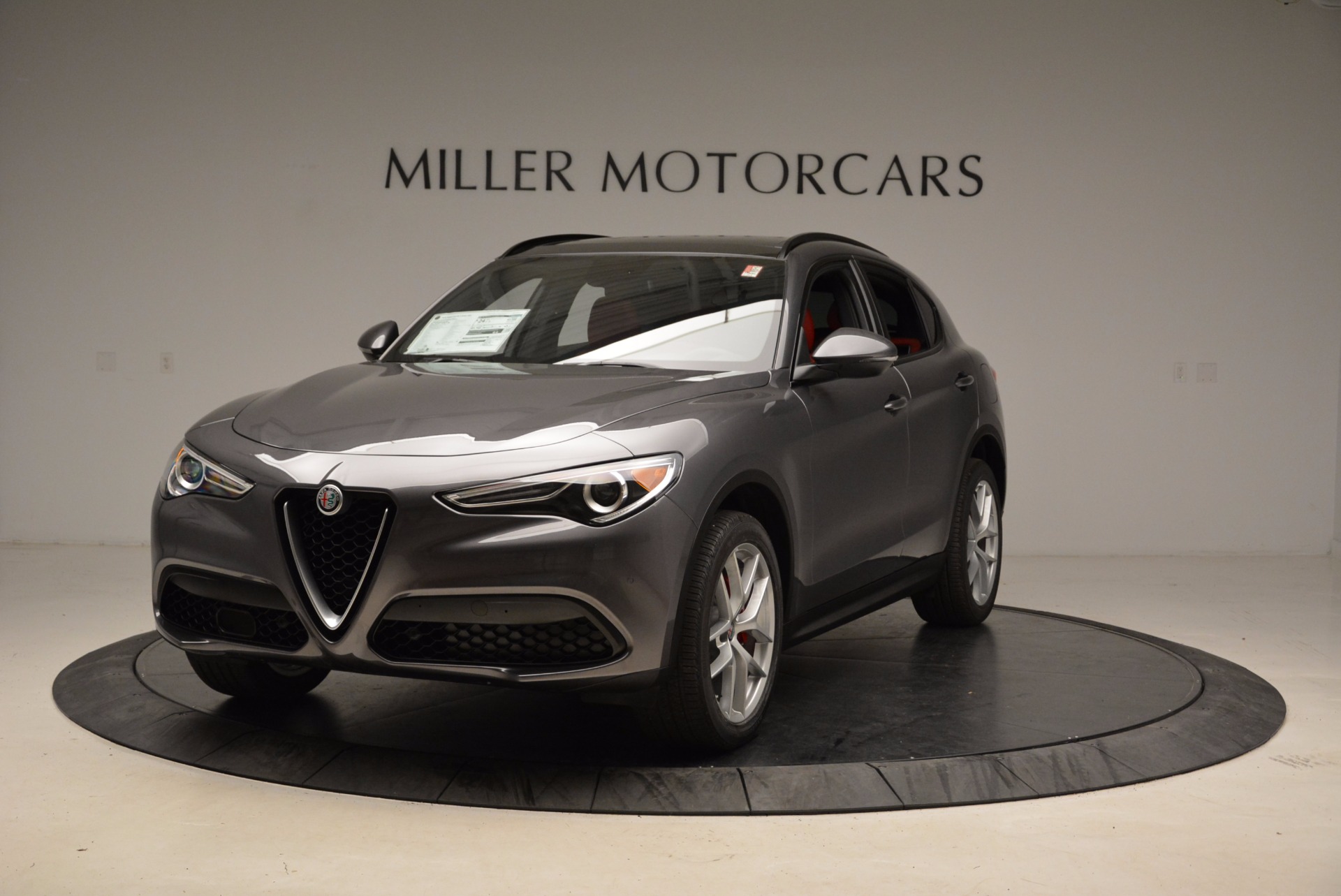 New 2018 Alfa Romeo Stelvio Ti Sport Q4 for sale Sold at Aston Martin of Greenwich in Greenwich CT 06830 1