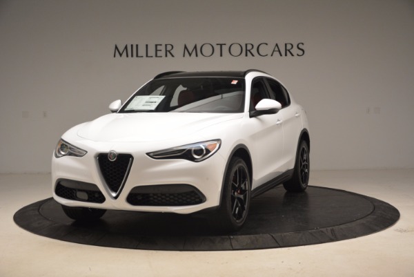 New 2018 Alfa Romeo Stelvio Ti Sport Q4 for sale Sold at Aston Martin of Greenwich in Greenwich CT 06830 1