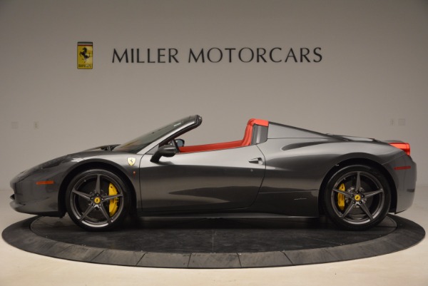 Used 2014 Ferrari 458 Spider for sale Sold at Aston Martin of Greenwich in Greenwich CT 06830 3