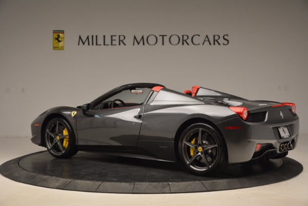 Used 2014 Ferrari 458 Spider for sale Sold at Aston Martin of Greenwich in Greenwich CT 06830 4