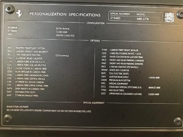 Used 2016 Ferrari 488 GTB for sale Sold at Aston Martin of Greenwich in Greenwich CT 06830 21