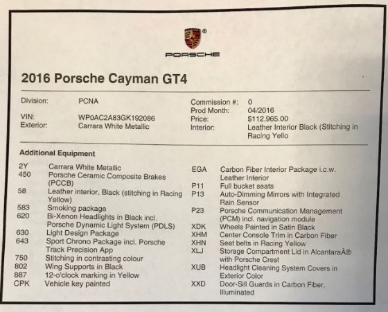 Used 2016 Porsche Cayman GT4 for sale Sold at Aston Martin of Greenwich in Greenwich CT 06830 23