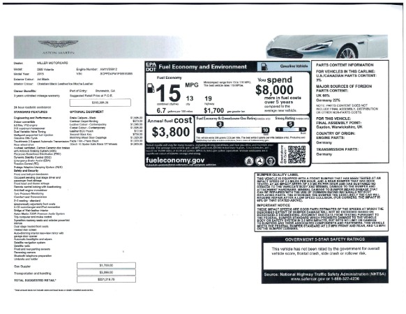 Used 2015 Aston Martin DB9 Volante for sale Sold at Aston Martin of Greenwich in Greenwich CT 06830 25