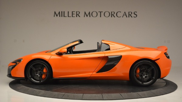 Used 2015 McLaren 650S Spider Convertible for sale Sold at Aston Martin of Greenwich in Greenwich CT 06830 3