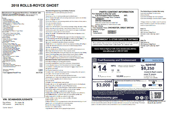 New 2018 Rolls-Royce Ghost for sale Sold at Aston Martin of Greenwich in Greenwich CT 06830 7