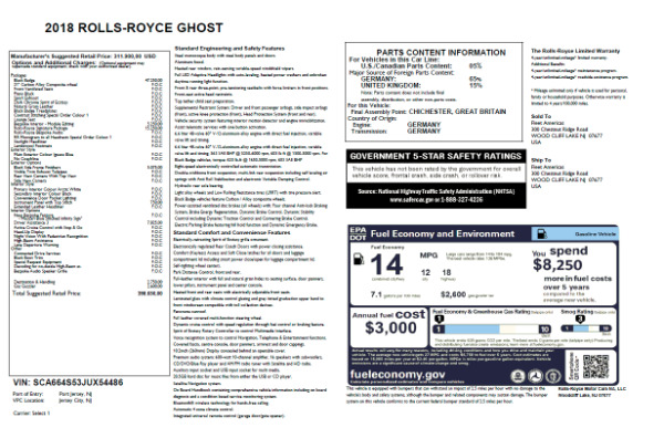 New 2018 Rolls-Royce Ghost for sale Sold at Aston Martin of Greenwich in Greenwich CT 06830 7