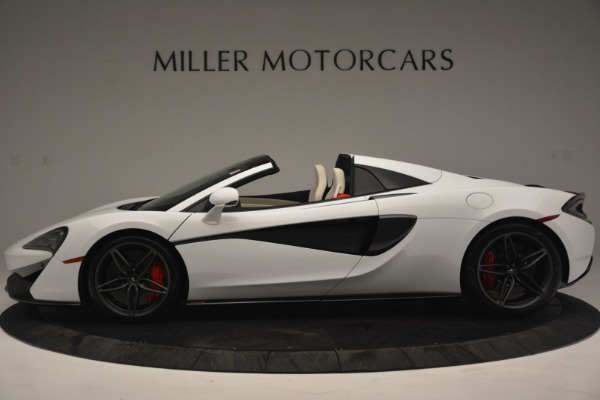 Used 2019 McLaren 570S Spider Convertible for sale Sold at Aston Martin of Greenwich in Greenwich CT 06830 3