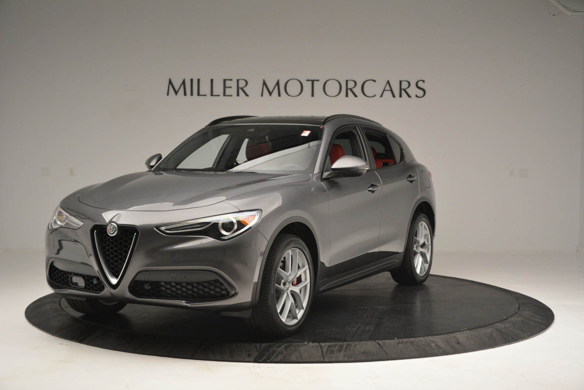 New 2019 Alfa Romeo Stelvio Ti Sport Q4 for sale Sold at Aston Martin of Greenwich in Greenwich CT 06830 1