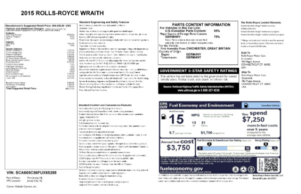 Used 2015 Rolls-Royce Wraith for sale Sold at Aston Martin of Greenwich in Greenwich CT 06830 25