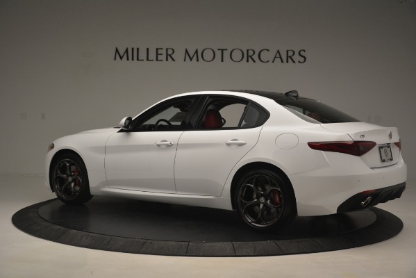 New 2019 Alfa Romeo Giulia Ti Sport Q4 for sale Sold at Aston Martin of Greenwich in Greenwich CT 06830 4