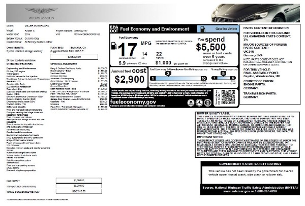 Used 2016 Aston Martin Rapide S for sale Sold at Aston Martin of Greenwich in Greenwich CT 06830 27