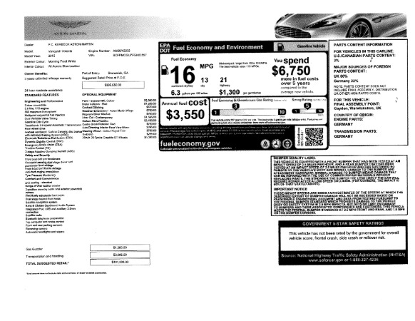 Used 2015 Aston Martin Vanquish Convertible for sale Sold at Aston Martin of Greenwich in Greenwich CT 06830 27