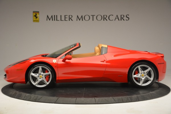 Used 2013 Ferrari 458 Spider for sale Sold at Aston Martin of Greenwich in Greenwich CT 06830 3