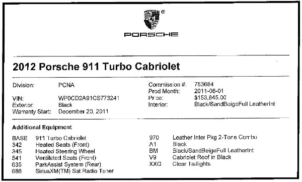 Used 2012 Porsche 911 Turbo for sale Sold at Aston Martin of Greenwich in Greenwich CT 06830 28