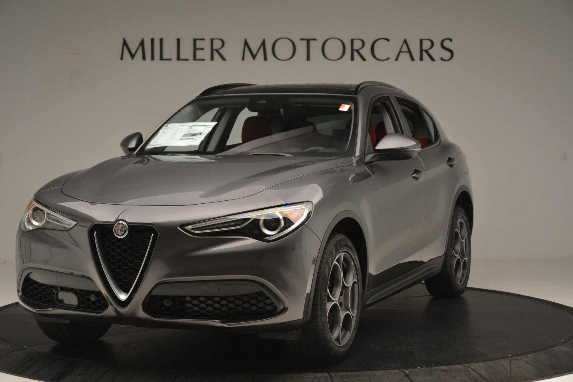 New 2019 Alfa Romeo Stelvio Sport Q4 for sale Sold at Aston Martin of Greenwich in Greenwich CT 06830 1