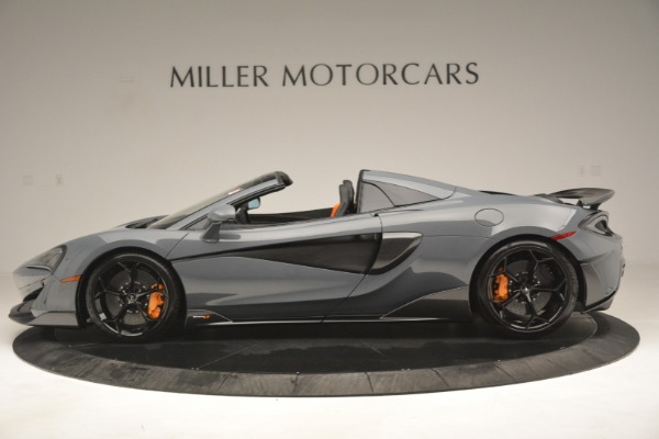 New 2020 McLaren 600LT Spider Convertible for sale Sold at Aston Martin of Greenwich in Greenwich CT 06830 3