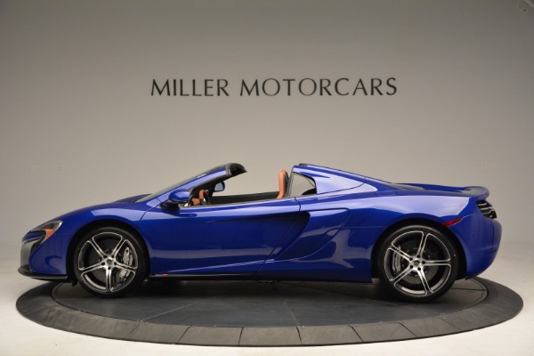 Used 2015 McLaren 650S Spider Convertible for sale Sold at Aston Martin of Greenwich in Greenwich CT 06830 3