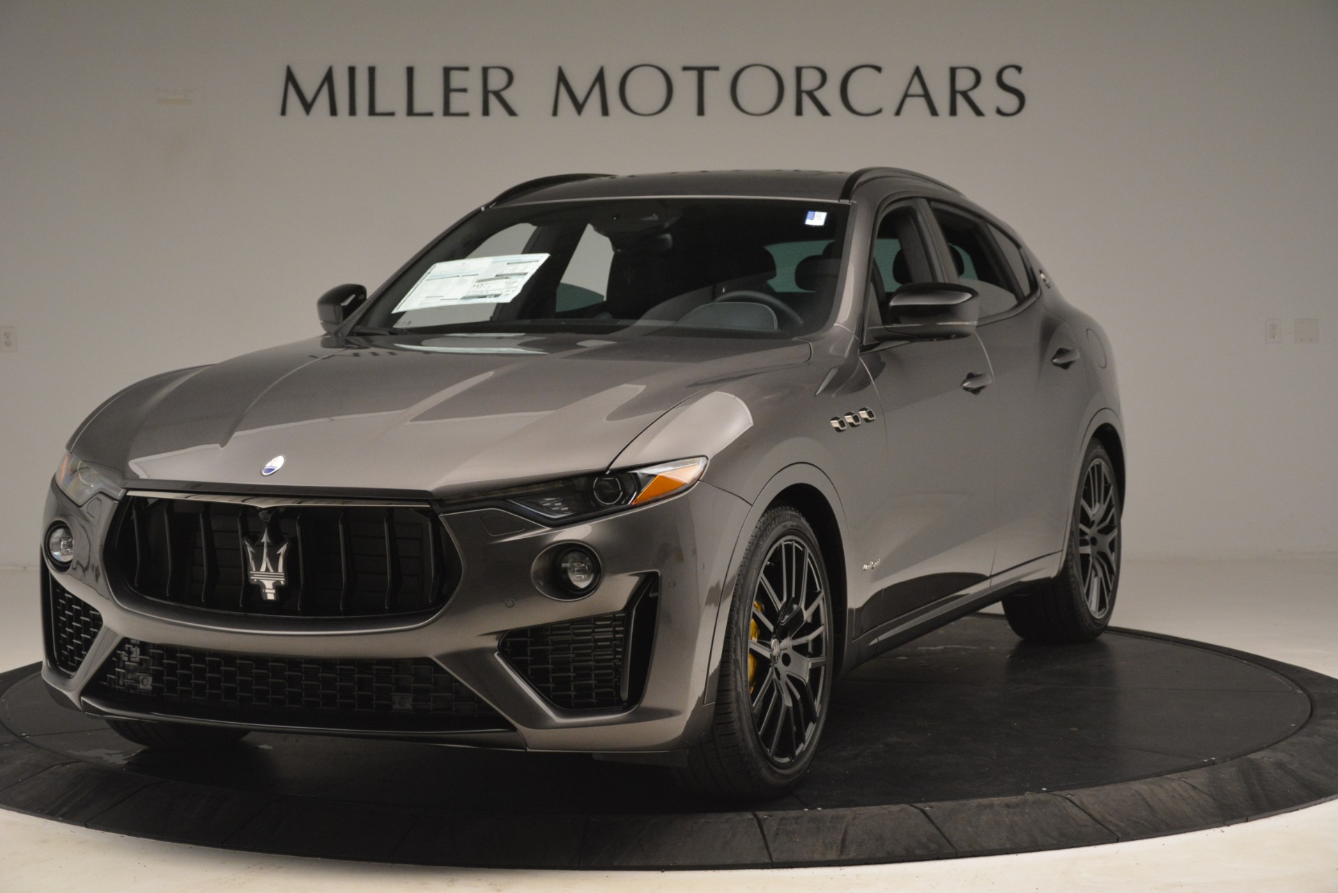 New 2019 Maserati Levante SQ4 GranSport Nerissimo for sale Sold at Miller Motorcars Aston Martin in Greenwich CT 06830 1