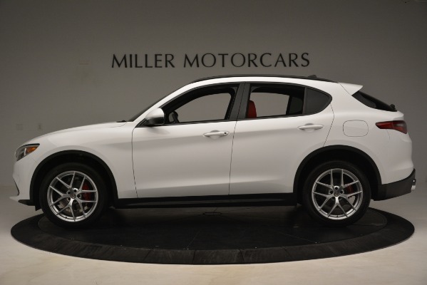 New 2019 Alfa Romeo Stelvio Ti Sport Q4 for sale Sold at Aston Martin of Greenwich in Greenwich CT 06830 3