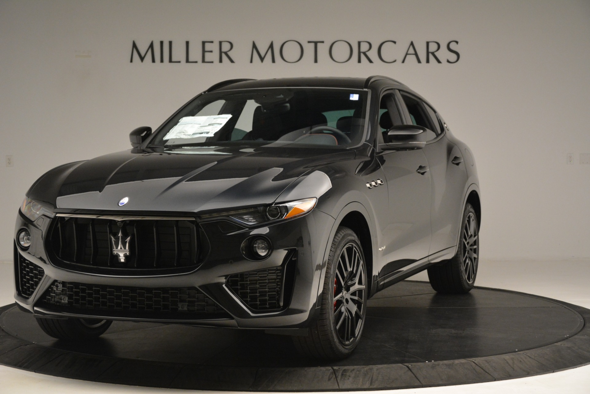 New 2019 Maserati Levante SQ4 GranSport Nerissimo for sale Sold at Aston Martin of Greenwich in Greenwich CT 06830 1