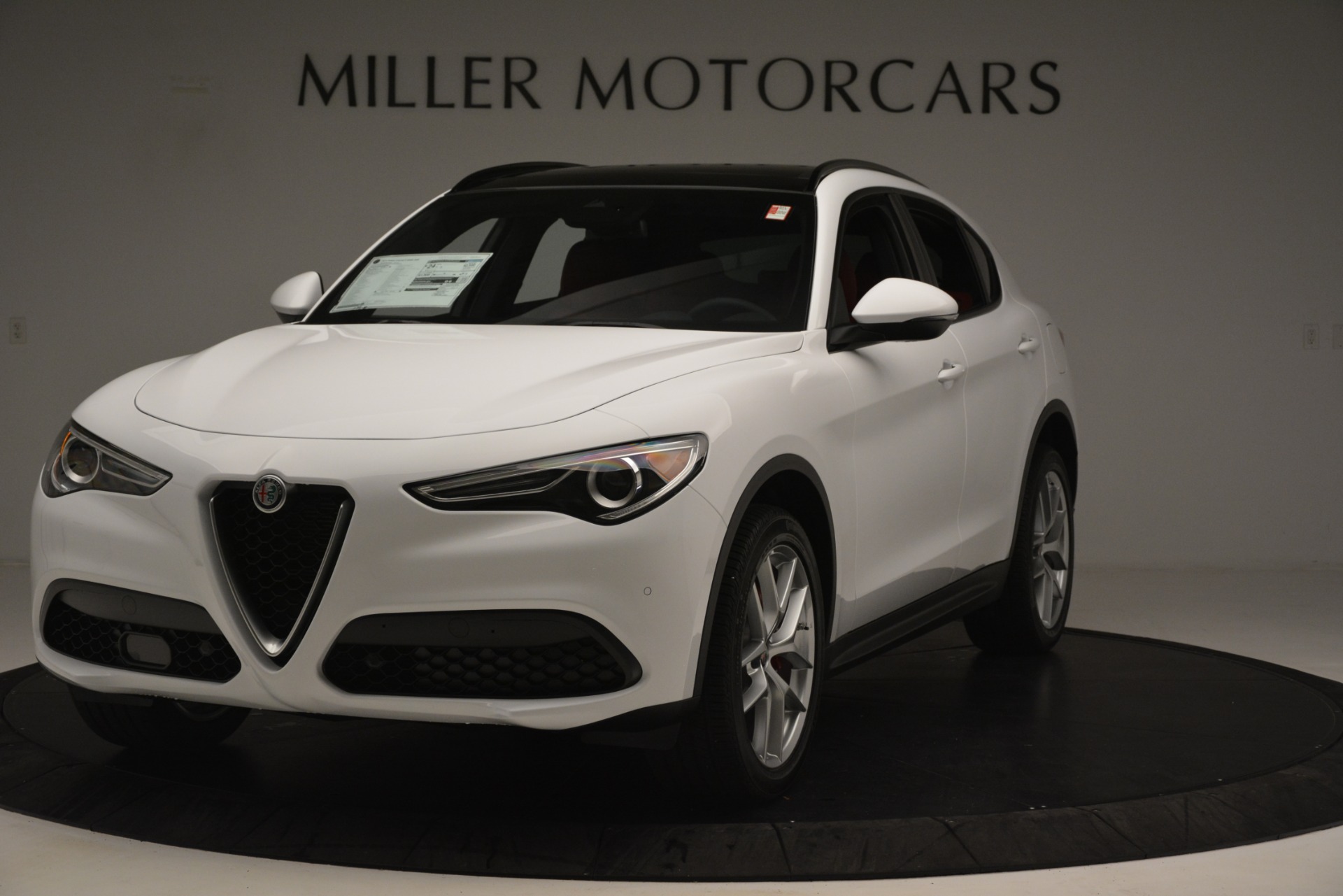 New 2019 Alfa Romeo Stelvio Ti Sport Q4 for sale Sold at Aston Martin of Greenwich in Greenwich CT 06830 1