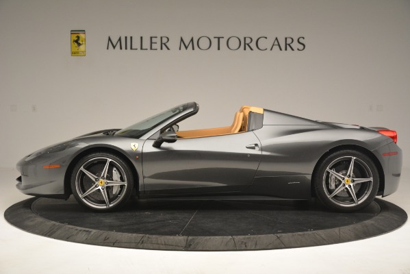 Used 2013 Ferrari 458 Spider for sale Sold at Aston Martin of Greenwich in Greenwich CT 06830 3