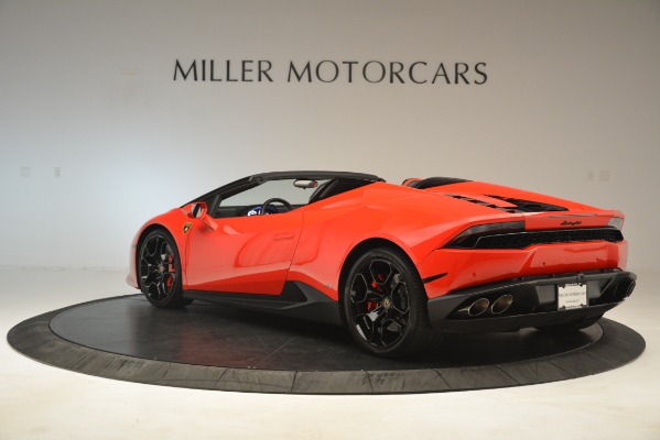 Used 2017 Lamborghini Huracan LP 610-4 Spyder for sale Sold at Aston Martin of Greenwich in Greenwich CT 06830 3