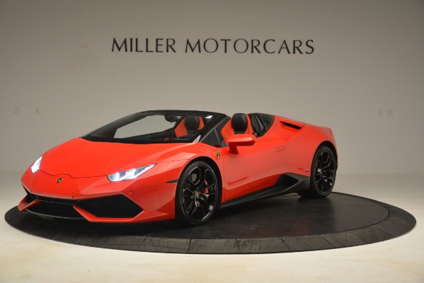 Used 2017 Lamborghini Huracan LP 610-4 Spyder for sale Sold at Aston Martin of Greenwich in Greenwich CT 06830 1