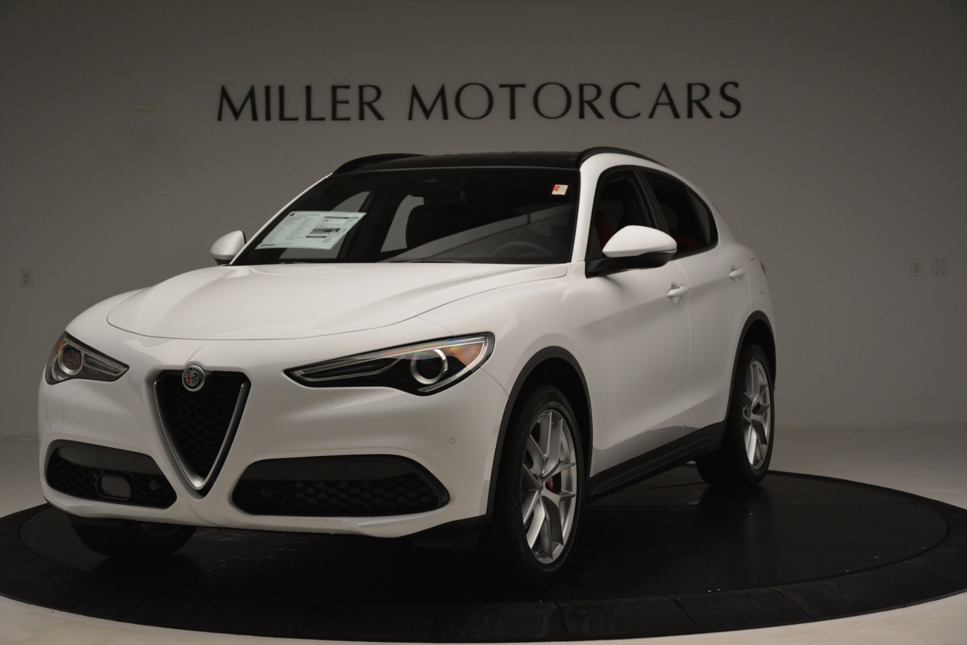 New 2019 Alfa Romeo Stelvio Ti Sport Q4 for sale Sold at Aston Martin of Greenwich in Greenwich CT 06830 1