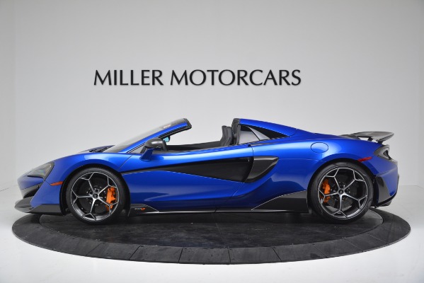 New 2020 McLaren 600LT SPIDER Convertible for sale Sold at Aston Martin of Greenwich in Greenwich CT 06830 3