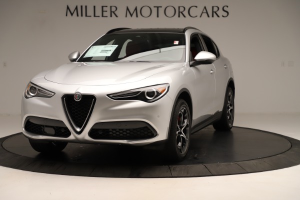 New 2019 Alfa Romeo Stelvio Ti Sport Q4 for sale Sold at Aston Martin of Greenwich in Greenwich CT 06830 1