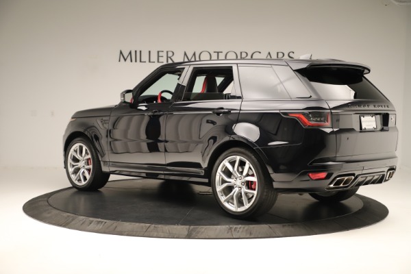 Used 2019 Land Rover Range Rover Sport SVR for sale Sold at Aston Martin of Greenwich in Greenwich CT 06830 4