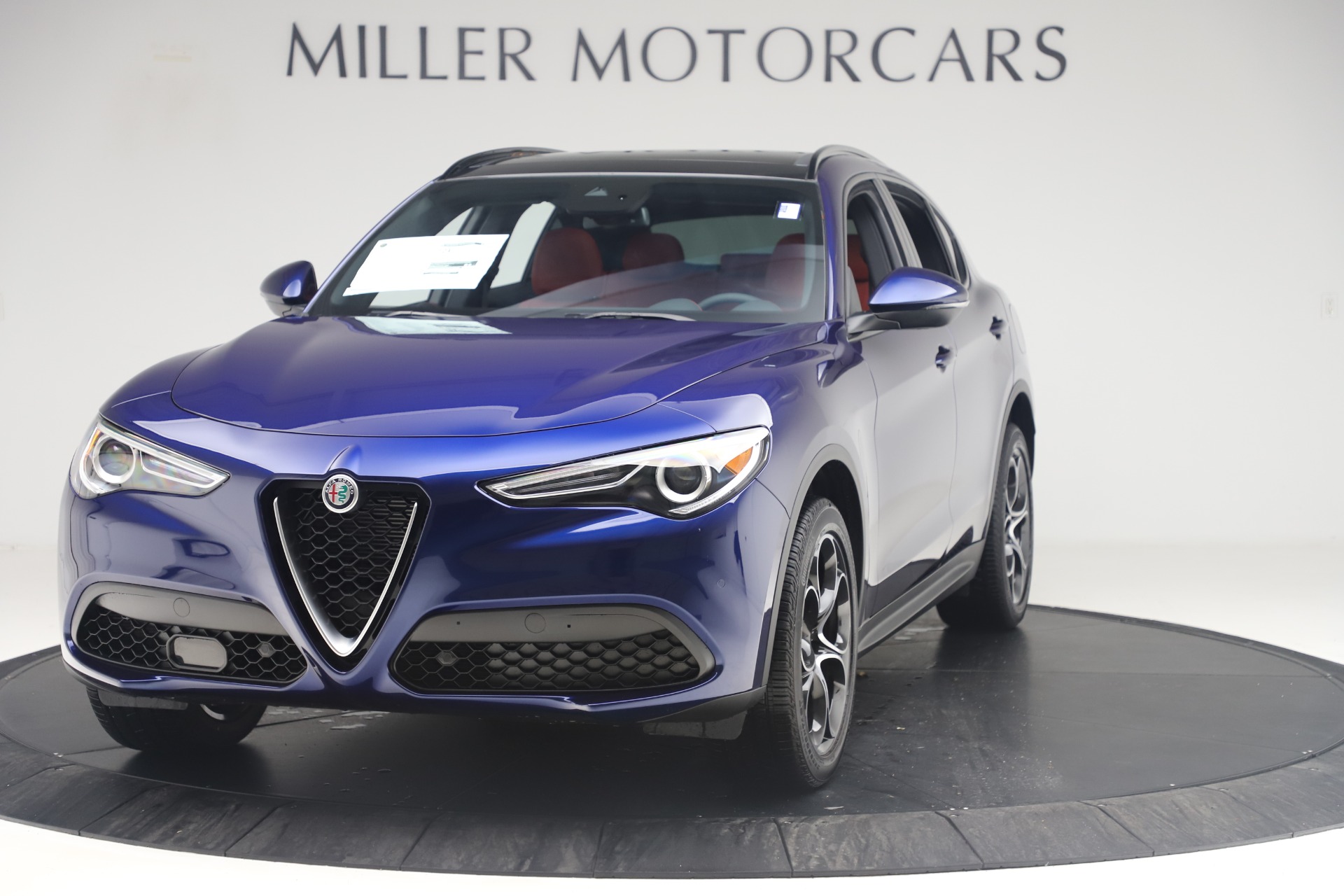 New 2019 Alfa Romeo Stelvio Ti Sport Q4 for sale Sold at Aston Martin of Greenwich in Greenwich CT 06830 1