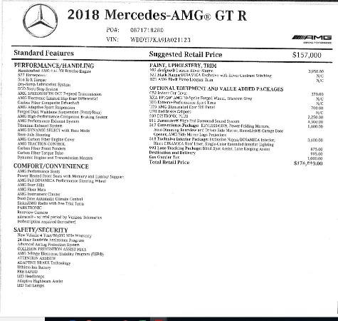 Used 2018 Mercedes-Benz AMG GT R for sale Sold at Aston Martin of Greenwich in Greenwich CT 06830 27