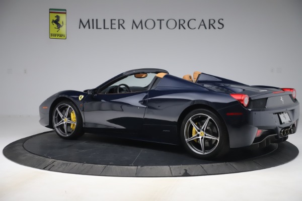 Used 2012 Ferrari 458 Spider for sale Sold at Aston Martin of Greenwich in Greenwich CT 06830 4