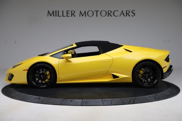 Used 2018 Lamborghini Huracan LP 580-2 Spyder for sale Sold at Aston Martin of Greenwich in Greenwich CT 06830 13