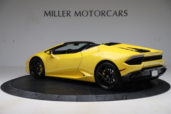 Used 2018 Lamborghini Huracan LP 580-2 Spyder for sale Sold at Aston Martin of Greenwich in Greenwich CT 06830 4